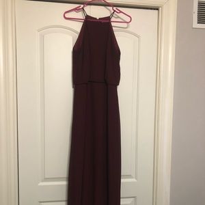 BILL LEVKOFF bridesmaid dress style 1265 in wine